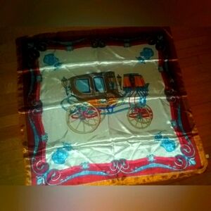 Elegant Carriage Print Scarf